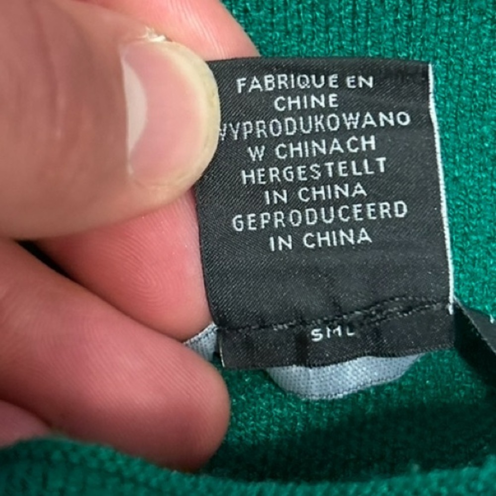 Tahari Emerald Green Mock Neck Sweater Classic Luxe Knit Women M - Picture 4 of 6